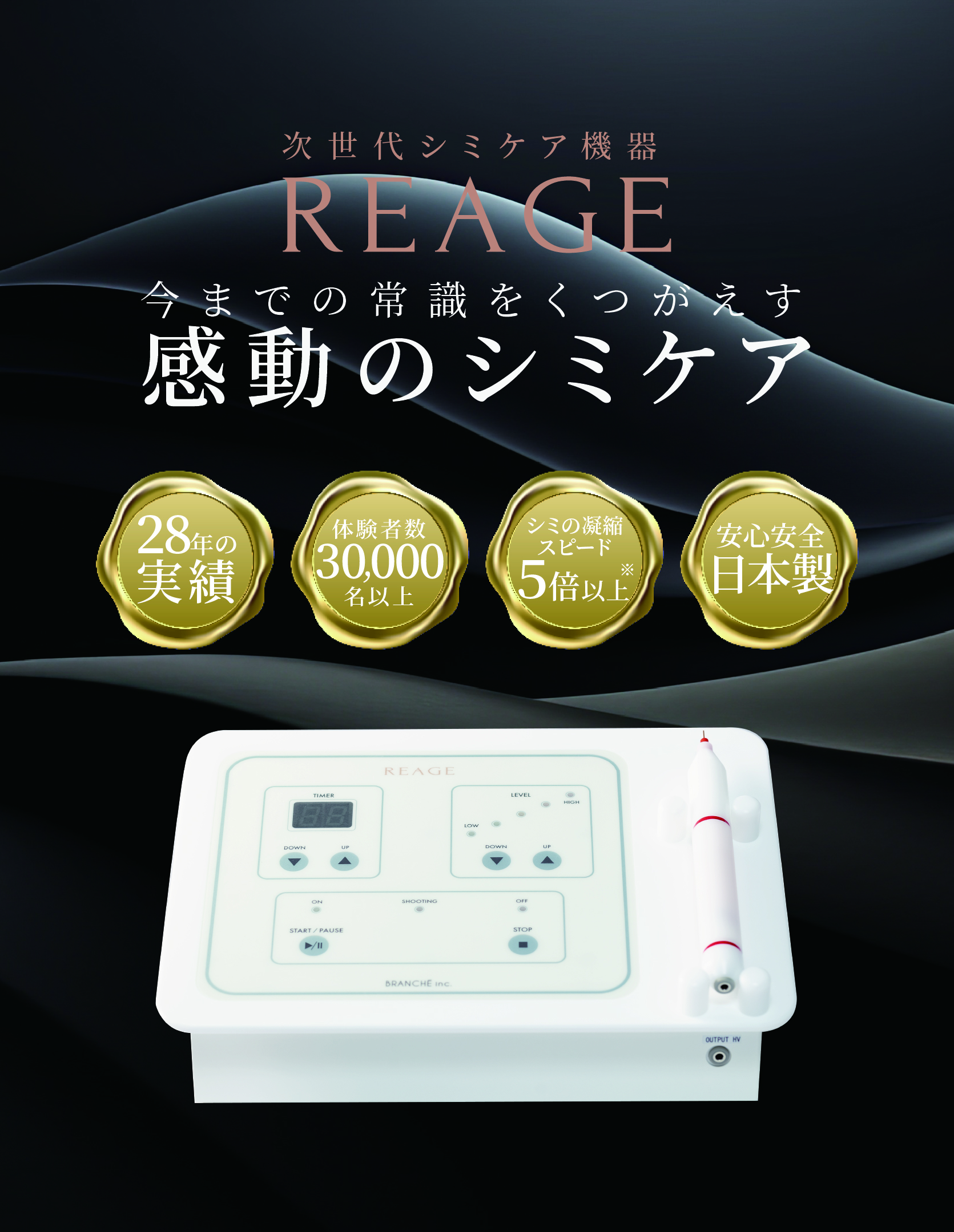 次世代シミケア機器 -REAGE- | REAGE（リアージュ）